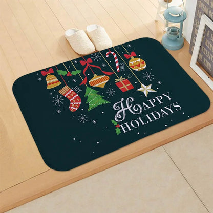 Merry Christmas Doormat Gifts Xmas Party Decor Rug Mat